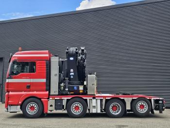 MAN TGX 37.480 8x2-6 / HMF 85 t/m CRANE / KRAN